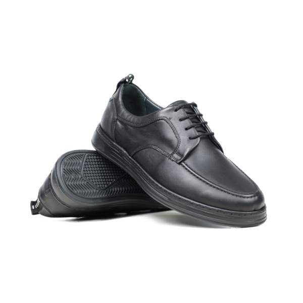 Мъжки ежедневни обувки от естествена кожа черни 1527