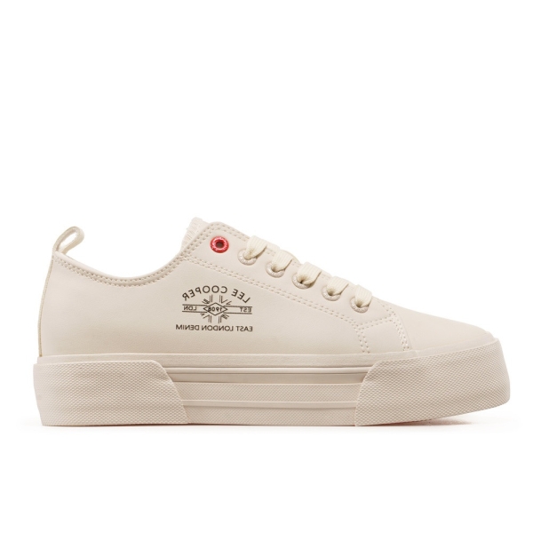 Дамски кецове бежови LC G-702-25 pu Lee Cooper