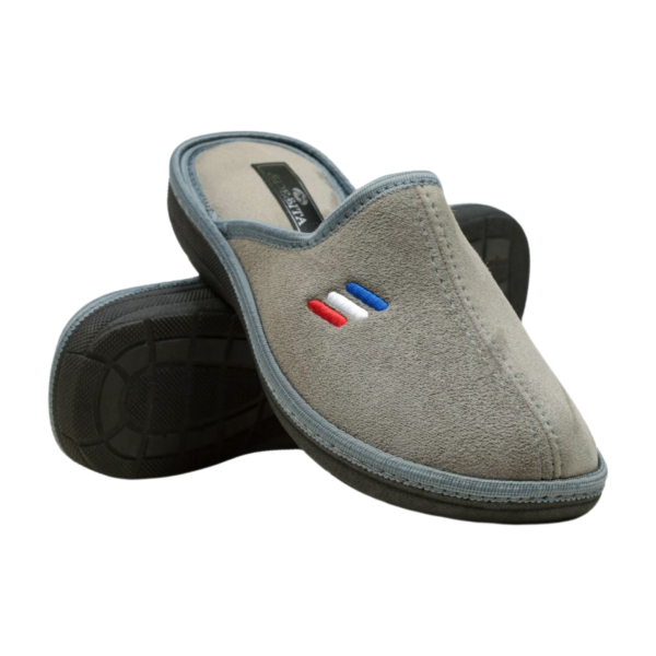 Мъжки домашни пантофи сиви 20-139