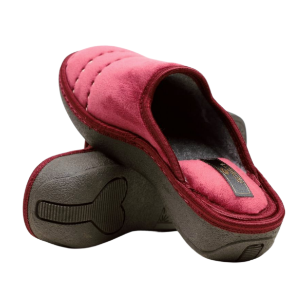 Дамски домашни пантофи бордо 2206