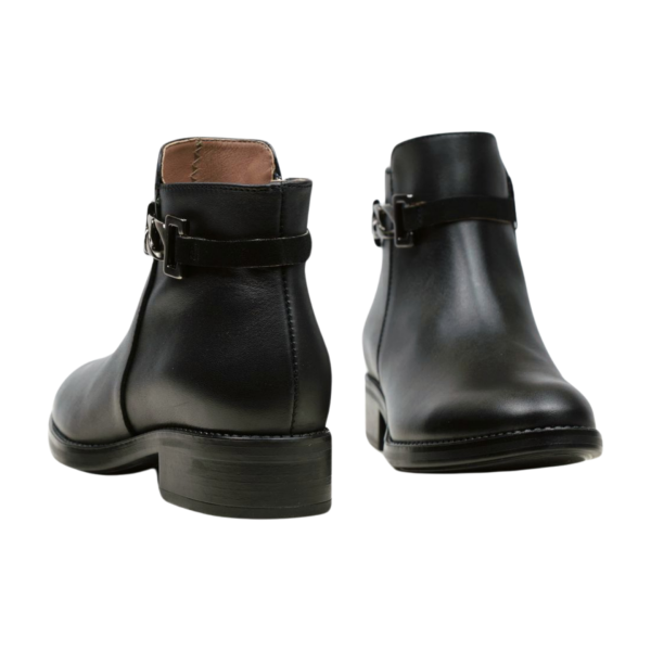 Дамски елегантни боти от естествена кожа черни 6185 H-294 Patricia Miller