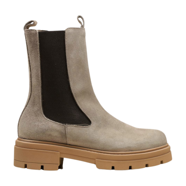 Дамски ежедневни боти от естествен велур бежови 6127E H-156182 Patricia Miller