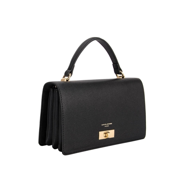Дамска чанта през рамо черна CM6791 David Jones