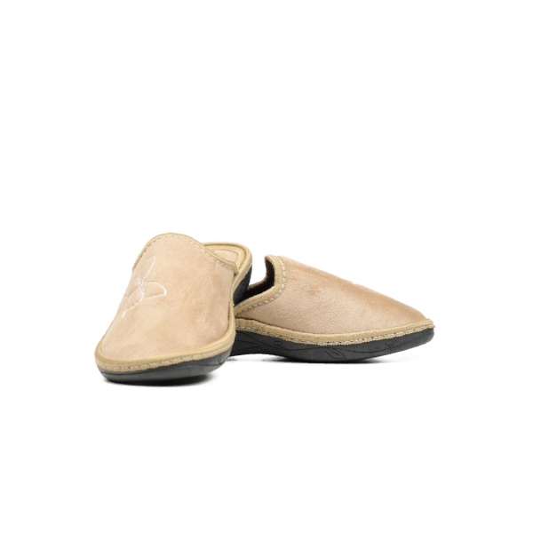 Дамски домашни пантофи бежови 2103