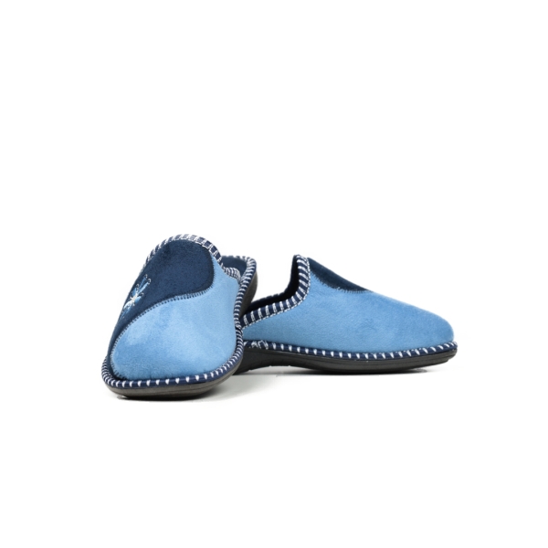 Дамски домашни пантофи сини 2214