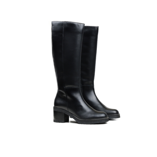 Дамски ежедневни ботуши от естествена кожа черни 6101P H-49193P Patricia Miller