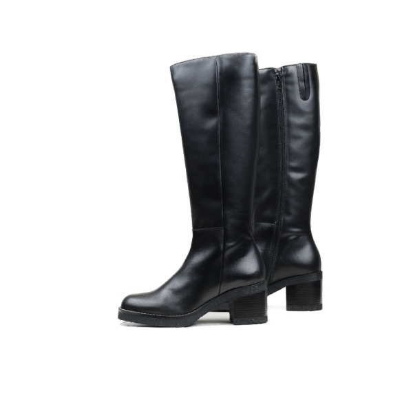 Дамски ежедневни ботуши от естествена кожа черни 6101P H-49193P Patricia Miller