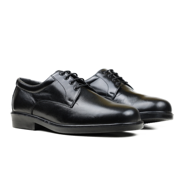 Мъжки елегантни обувки от естествена кожа черни 1650 Baerchi