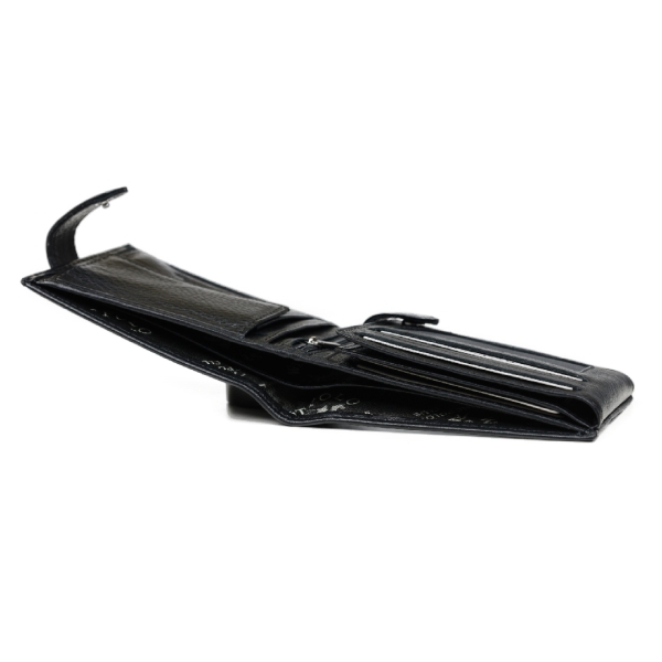 Мъжки кожен портфейл черен 63Р