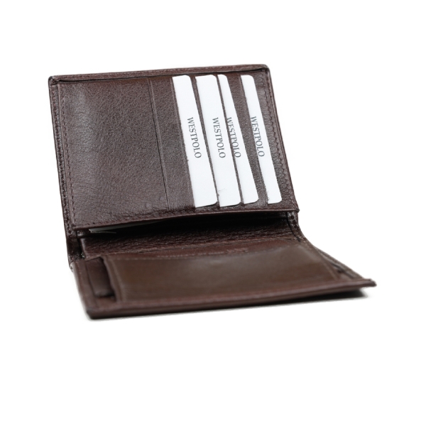 Мъжки кожен портфейл кафяв 97