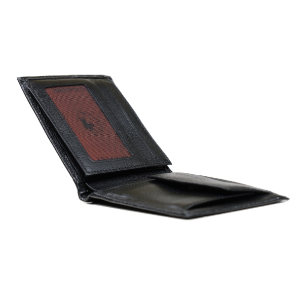 Мъжки кожен портфейл черен 248