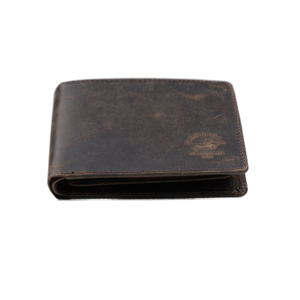 Мъжки кожен портфейл кафяв 1544