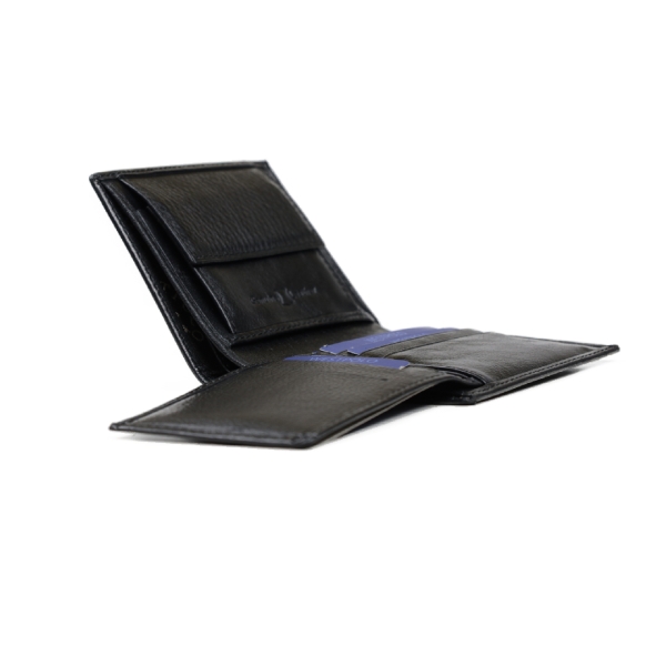 Мъжки кожен портфейл черен 96