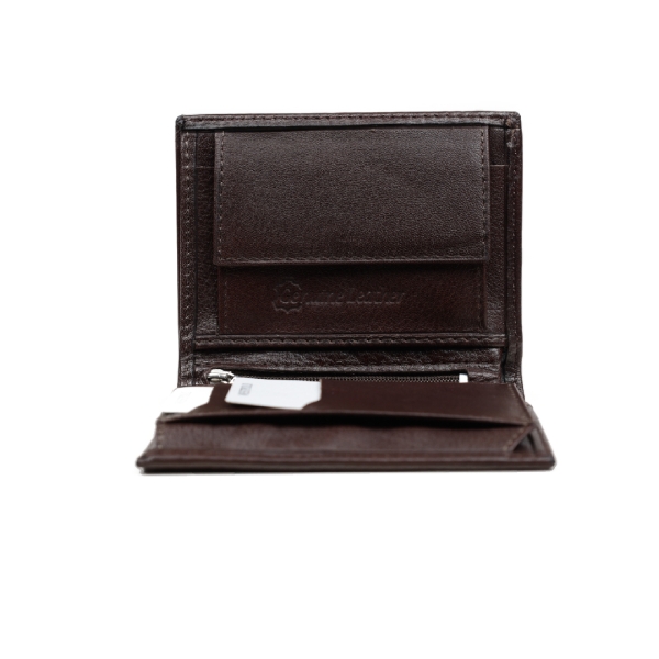 Мъжки кожен портфейл кафяв 79