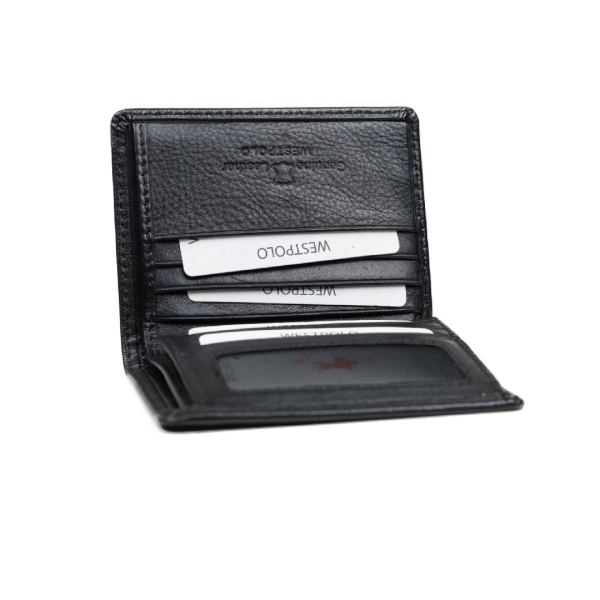 Мъжки кожен портфейл черен 1900