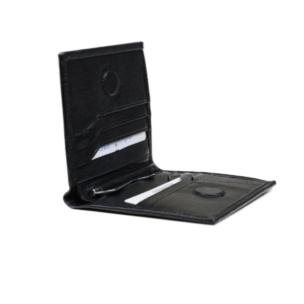 Мъжки кожен портфейл черен 1750