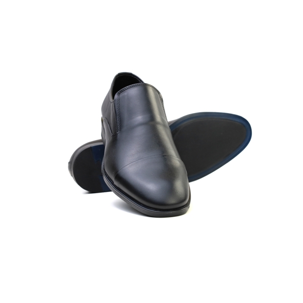 Мъжки елегантни обувки от естествена кожа черни 87