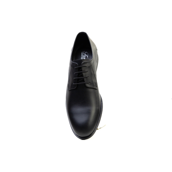 Мъжки елегантни обувки от естествена кожа черни 81-294