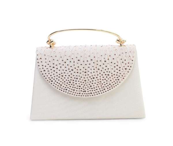 Дамска елегантна чанта шампанско N720030