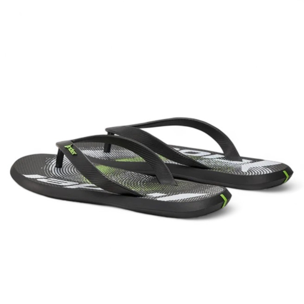 Мъжки джапанки в черно и зелено 83562/AR702 Rider