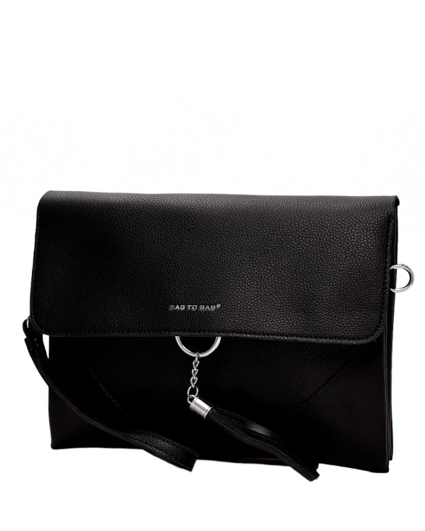 Дамска чанта през рамо черна YM-0901