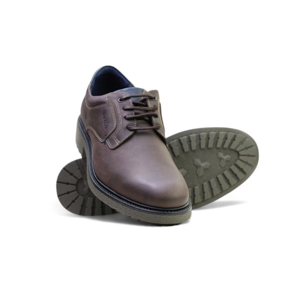 Мъжки ежедневни обувки от естествен набук кафяви 1180 Baerchi