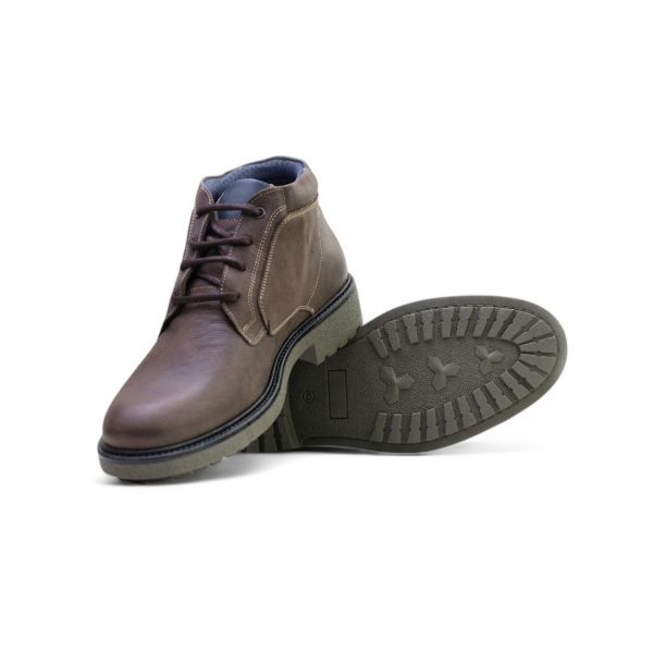 Мъжки ежедневни боти от естествен набук кафяви 1182 Baerchi