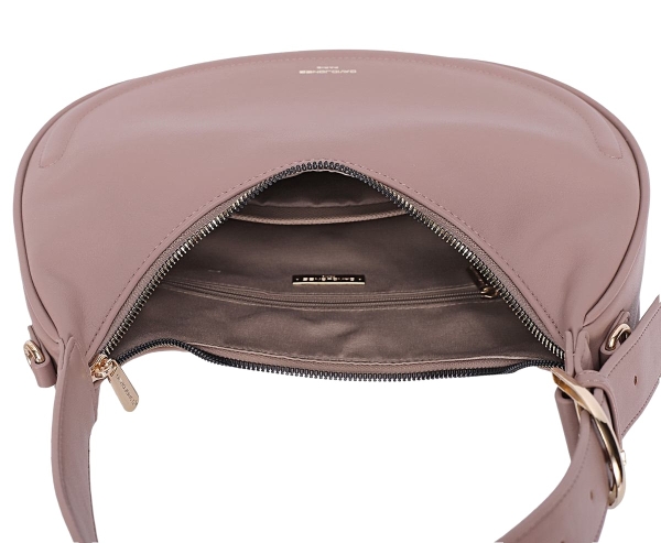 Дамска елегантна чанта тъмно розова CM7244F David Jones