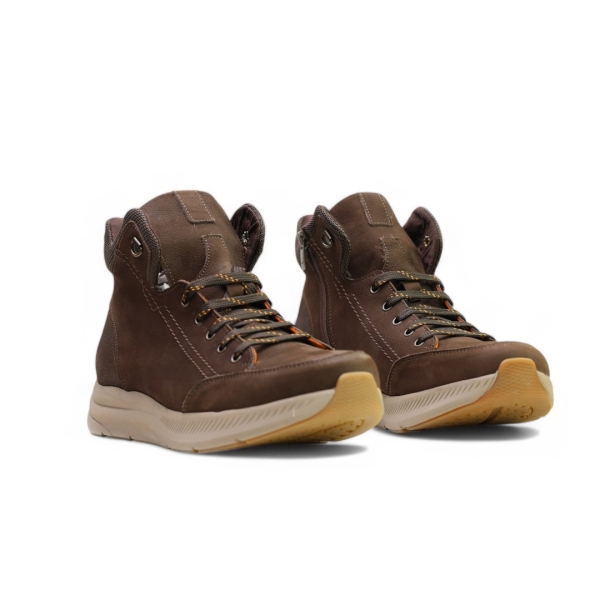 Мъжки спортни боти от естествен набук кафяви 254180