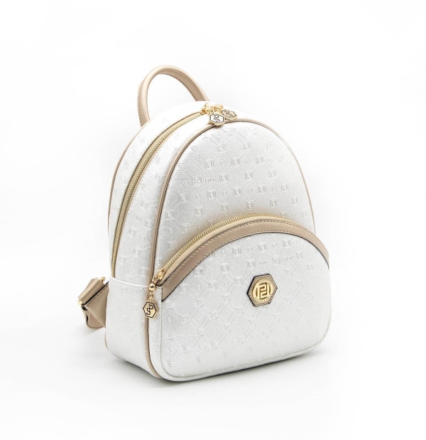 Дамска раница сребро 945 M46 P.Baski Silver&Polo