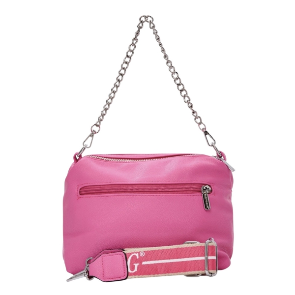 Дамска чанта през рамо циклама SW8826