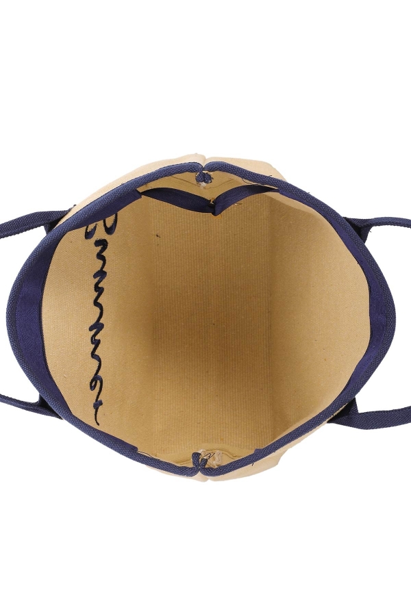 Дамска плажна чанта в камел и синьо CM7613 David Jones