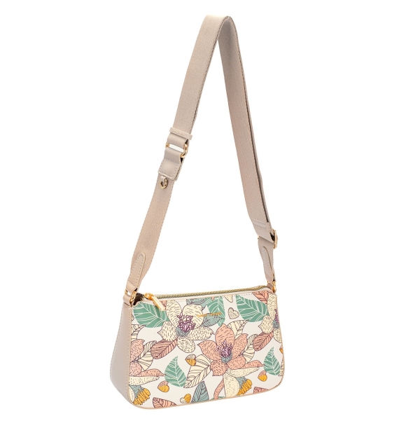 Дамска чанта през рамо шарена CM7589 David Jones