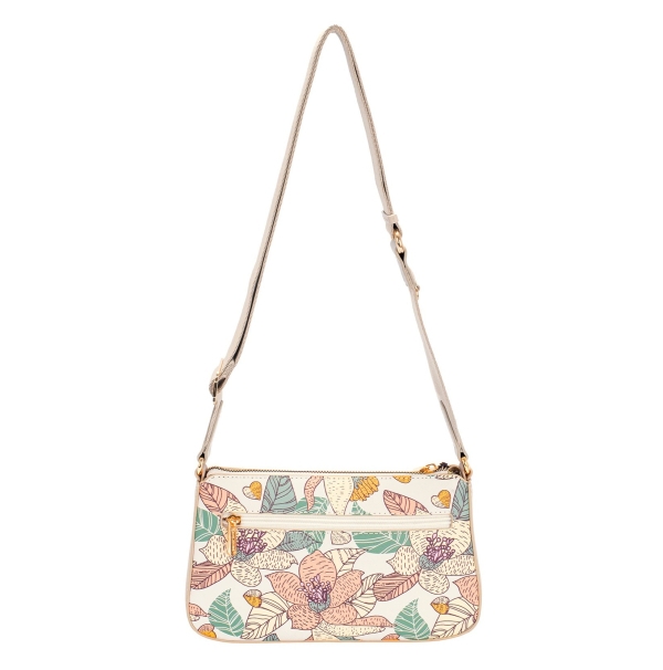 Дамска чанта през рамо шарена CM7589 David Jones