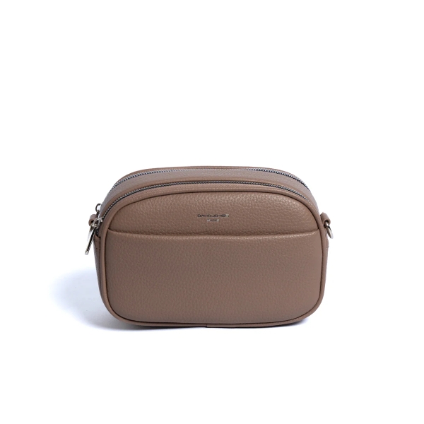 Дамска чанта през рамо светло кафява CM6920A David Jones