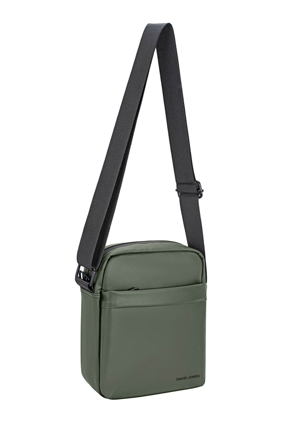 Мъжка чанта през рамо каки 116005 David Jones