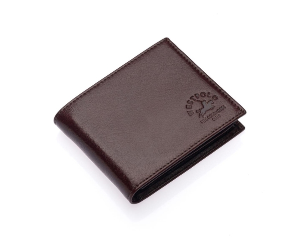 Мъжки кожен портфейл кафяв 61