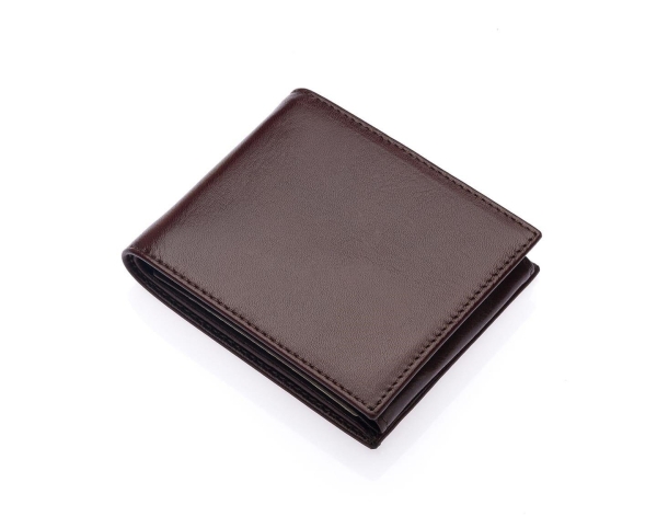 Мъжки кожен портфейл кафяв 61