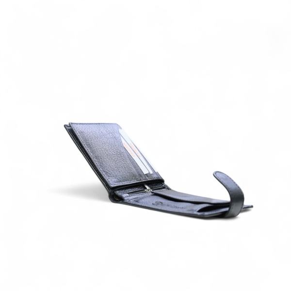 Мъжки кожен портфейл черен 55P