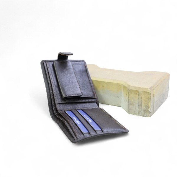 Мъжки кожен портфейл кафяв 3434P