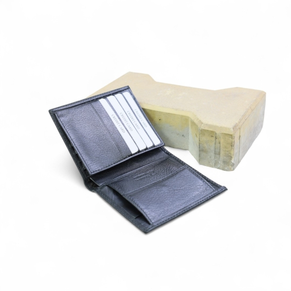 Мъжки кожен портфейл черен 97