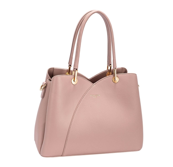 Дамска елегантна чанта пудра CM7419-1 David Jones