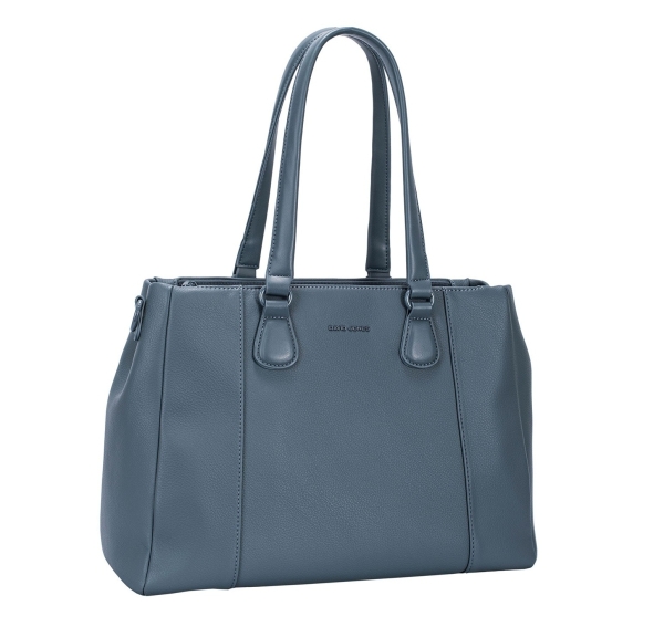 Дамска елегантна чанта синя CM7634 David Jones