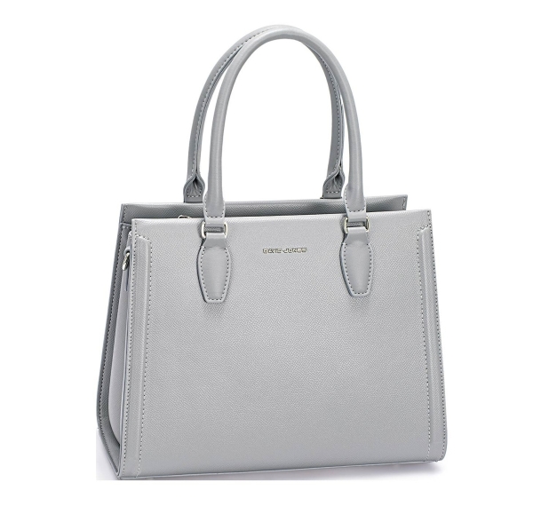 Дамска елегантна чанта светло сива CM7651A David Jones