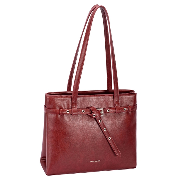 Дамска елегантна чанта бордо CM7760 David Jones