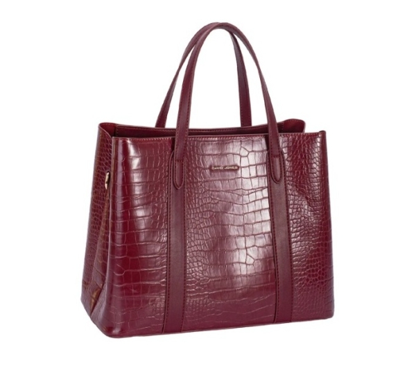 Дамска елегантна чанта бордо CM7692A David Jones