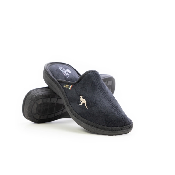 Мъжки домашни пантофи черни 20-121