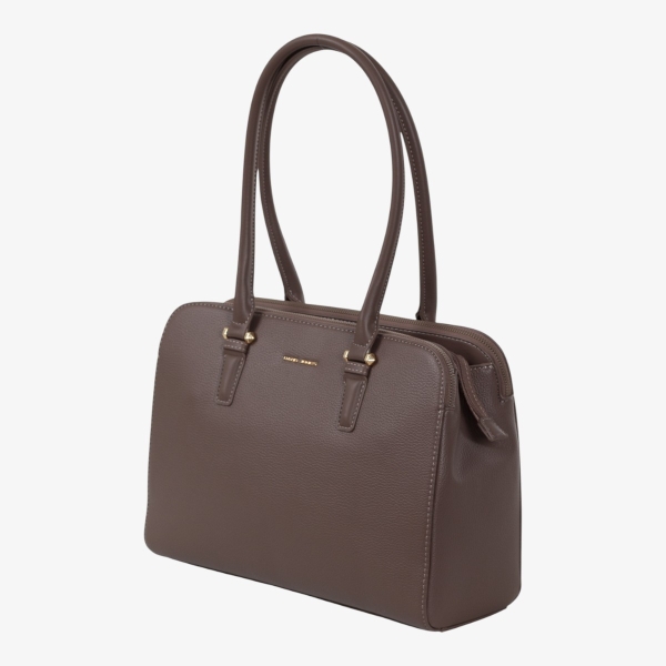 Дамска елегантна чанта шоколад CM7817 David Jones