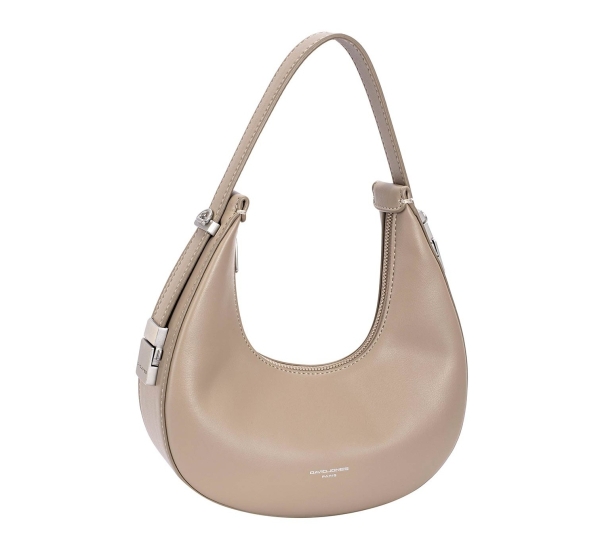 Дамска елегантна чанта тауп CM7833 David Jones