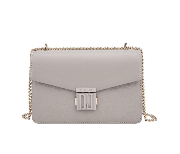 Дамска чанта през рамо сива CM7405-1 David Jones